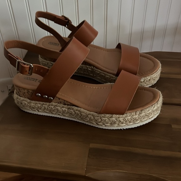 brown cute sandals cozy girl - Picture 3 of 5